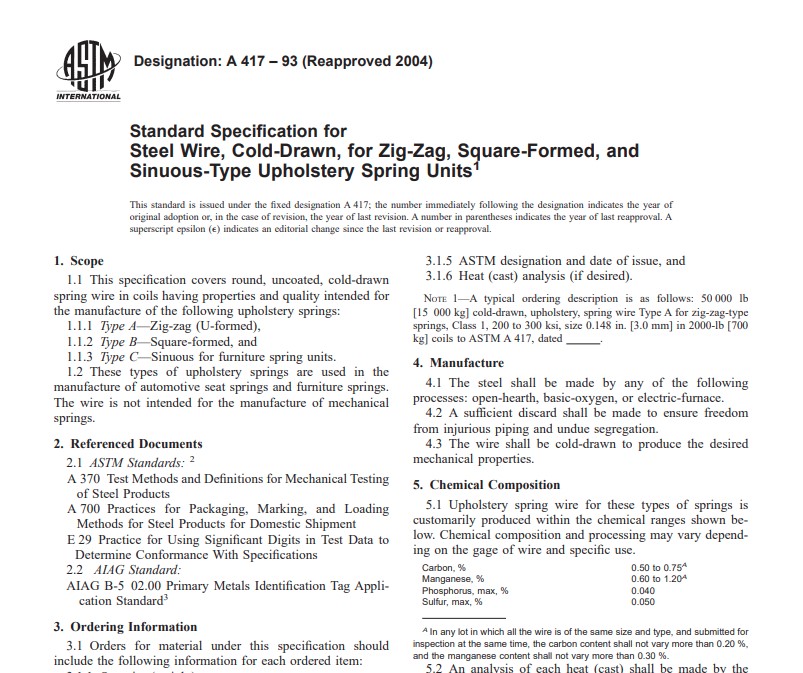 Astm A 417 – 93 (Reapproved 2004) Pdf free download