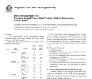 Astm A 537 A 537M – 95 (Reapproved 2000) Pdf free download