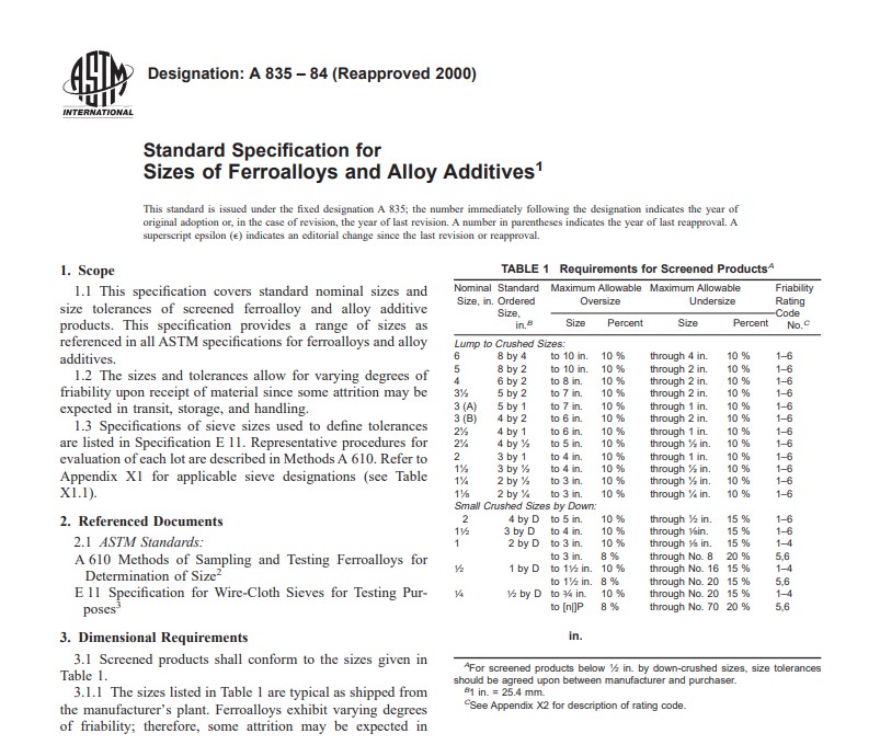 Astm A 835 – 84 (Reapproved 2000) Pdf free download
