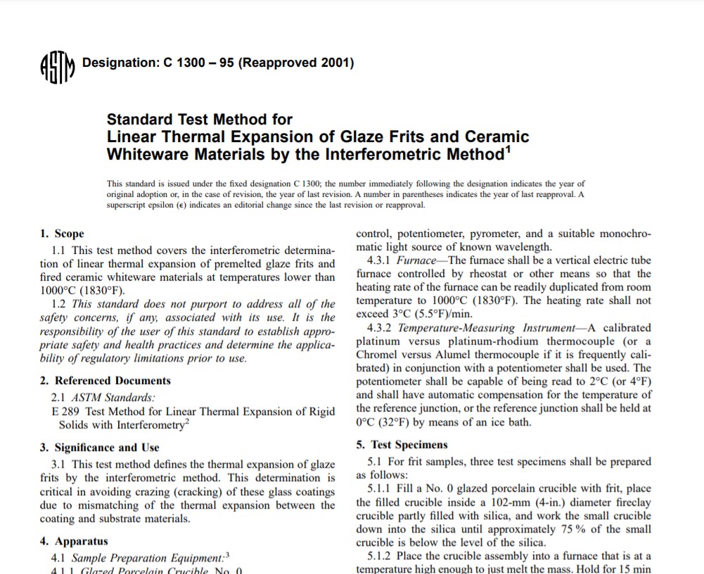 Astm C 1300 – 95 (Reapproved 2001) Pdf free download