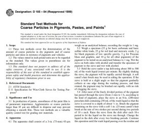 Astm D 185 – 84 (Reapproved 1999) Pdf free download Astm D 185 – 84 (Reapproved 1999) Pdf free download