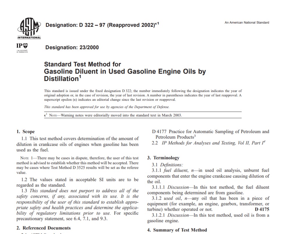Astm D 322 – 97 (Reapproved 2002) Pdf free download