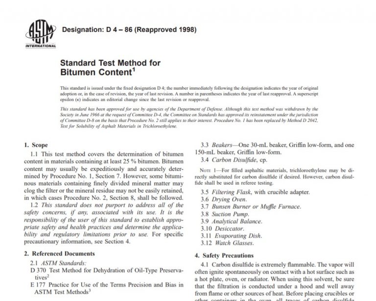 Astm D 4 – 86 (Reapproved 1998)pdf free download