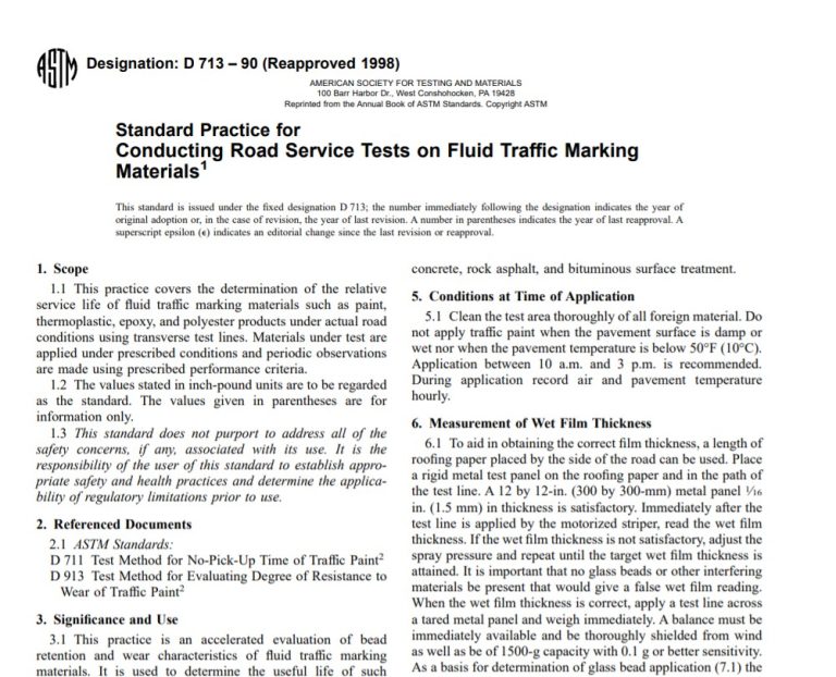 Astm D 713 – 90 (Reapproved 1998) Pdf free download