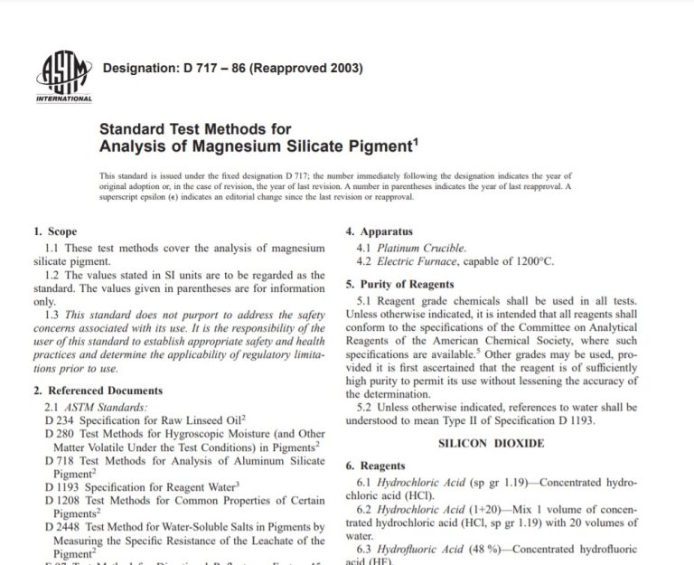 Astm D 717 – 86 (Reapproved 2003) Pdf free download
